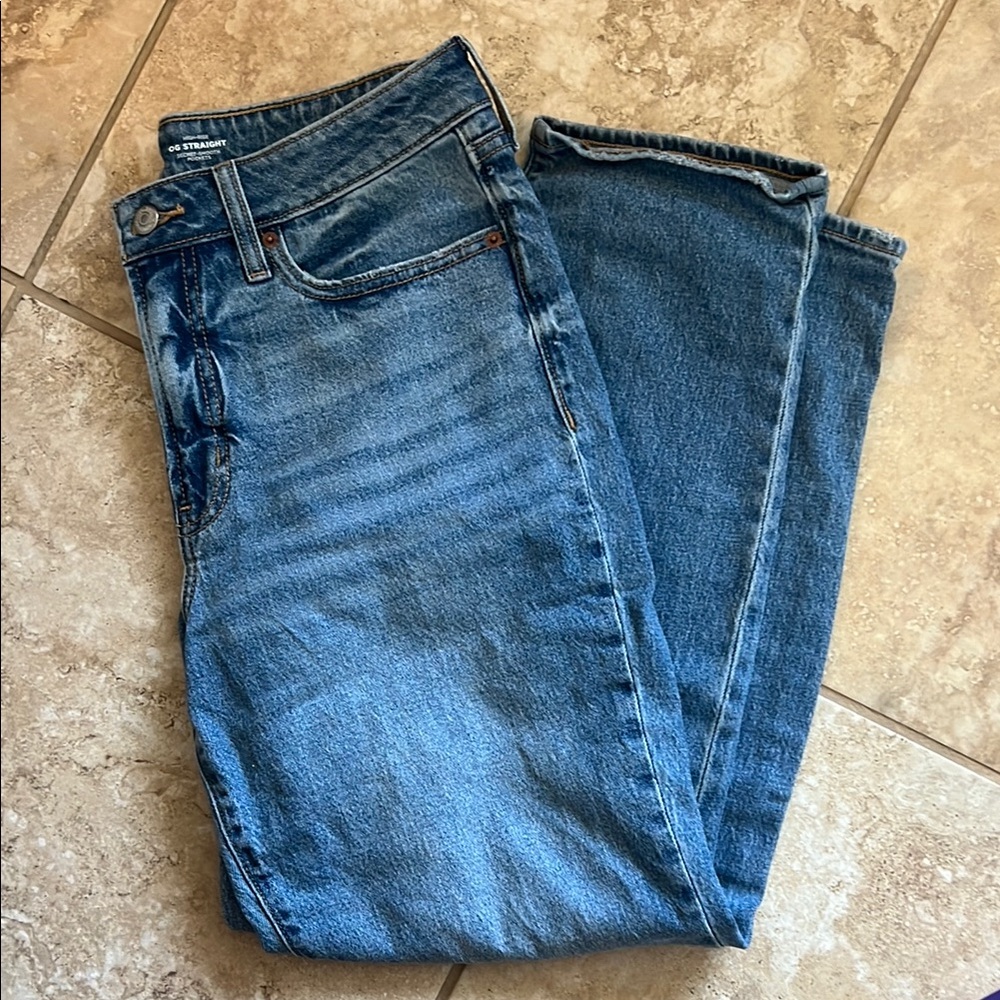Old Navy High Rise OG Straight jeans